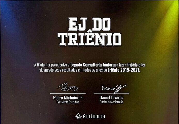 Certificado - EJ do Triênio